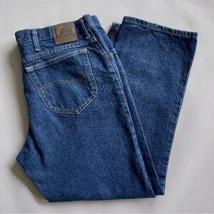 Lee Regular Fit Old School Vintage Denim Jeans Men’s Size 40x29